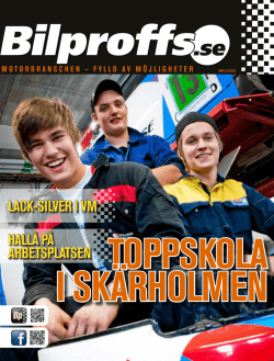 Tidningen Bilproffs.se nr 3 - Stockholms transport