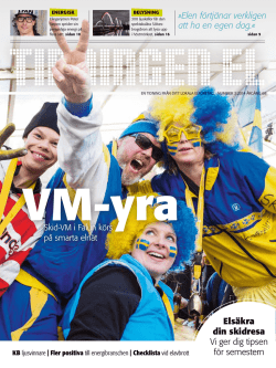 Tidningen El 3 2014 - Västra Orust Energitjänst