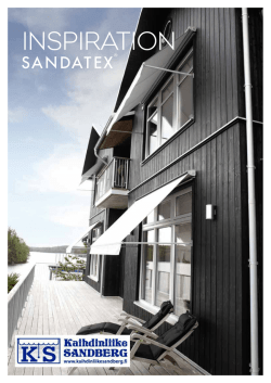 sandatex inspiration - Kaihdinliike Sandberg