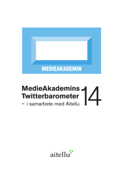 Twitterbarometern 2014