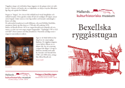 Bexellska.broschyr.(pdf)+ - Hallands Kulturhistoriska Museum