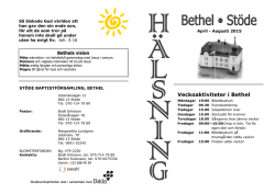 Ladda hem - Bethel i Stöde