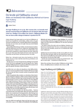 Läs särtryck ur Fjällbacka-Bladet nr 112 - juni 2012 (PDF-fil)