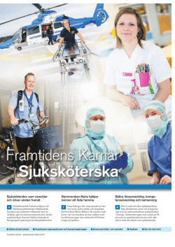 Framtidens Karriär – Sjuksköterska hösten 2014