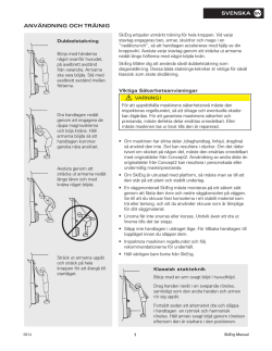 SkiErg Manual på svenska (PDF-format)