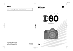 Nikon D80 manual