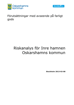 Ramboll Sverige AB_2013_Riskanalys for Inre