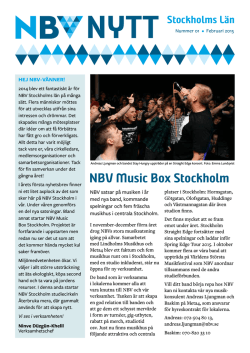 NBV Nytt #1 (feb 2015)