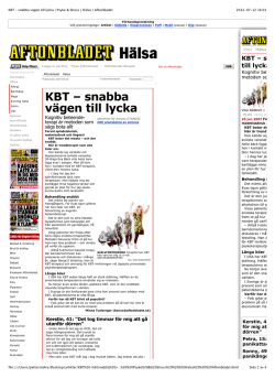 Aftonbladet - Lisbeth Stahre