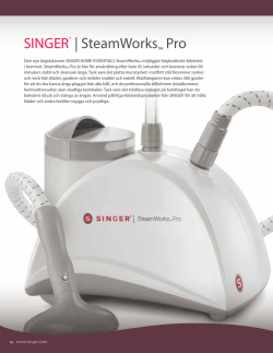 SiNGEr® | SteamWorks pro
