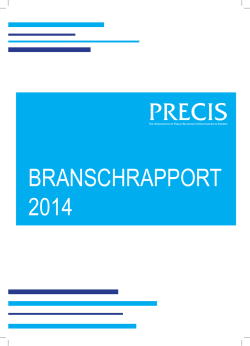 PRECIS branschrapport 2014