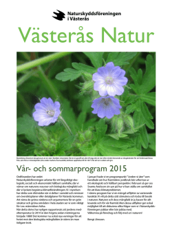 vårprogrammet_2015_S2_WEB - Naturskyddsföreningen i Västerås