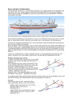 Kurs och fart i strömvatten (PDF)