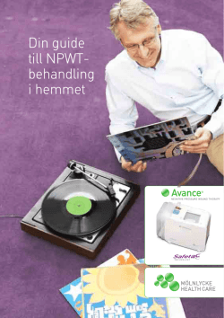 Din guide till NPWT- behandling i hemmet