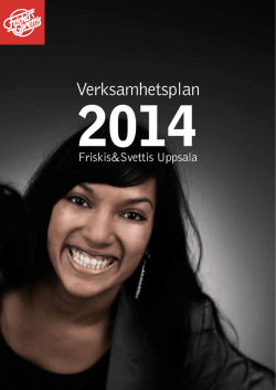 Verksamhetsplan 2014 - Friskis & Svettis
