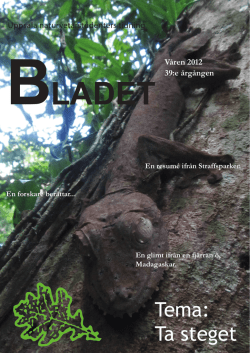 Nr. 2, 2012 - BÄR | Biologiska Ämnesrådet