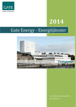 Gate Energy - Energitjänster