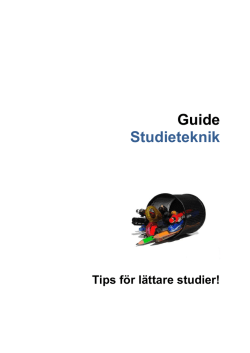 Guide Studieteknik (PDF 502 kB)