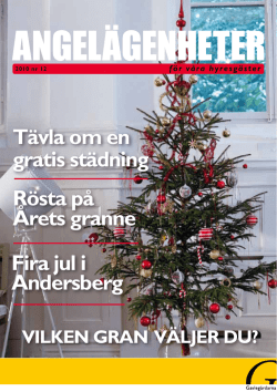 December - Gavlegårdarna