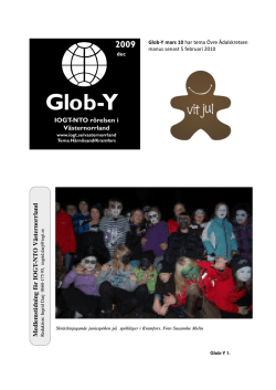 Glob-Y nr 4 2009 - IOGT