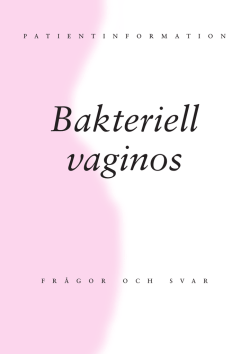Bakteriell vaginos