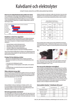 Kalvdiarré och elektrolyter - Bayer Animal Health Danmark