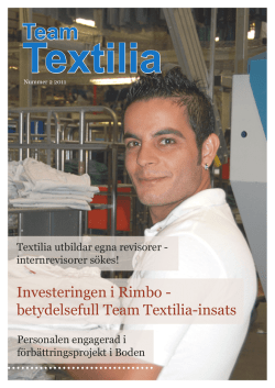 Team Textilia nummer 2 2011