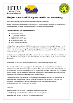 Mera om Bikupan + priserna ink. moms (pdf) - Helsinge