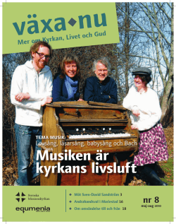 Musik - Svenska Missionskyrkan