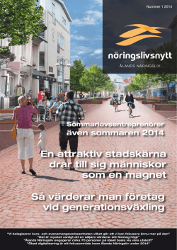 näringslivsnytt - Ålands Näringsliv