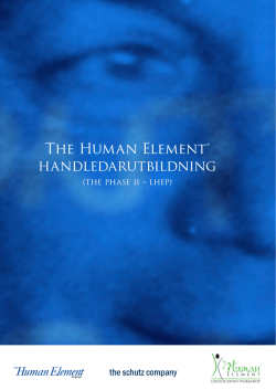 The Human Element® handledarutbildning