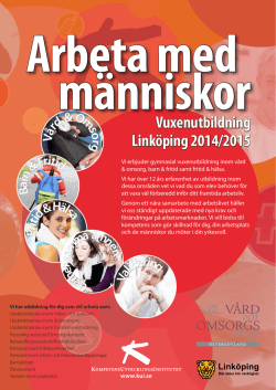Katalog Komvux Linköping 2015 (PDF)