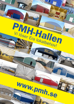 PMH-Hallen Presentationsbroschyr