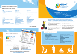 för alla - ENAT European Network for Accessible Tourism
