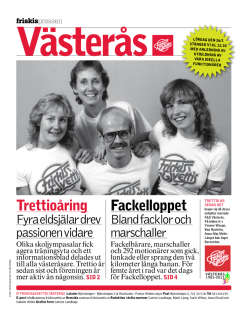 Nr 1 2013 - Friskis och Svettis Västerås