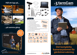 Det kompletta kamerasystemet för gårdsövervakning