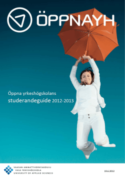 Öppna YH guide för studerande (pdf