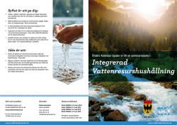 Integrerad Vattenresurshushållning