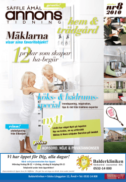 hem & trädgård - Annonstidning.se