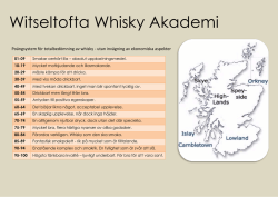 Witseltofta Whisky Akademi