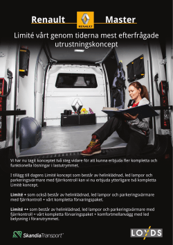 Renault Master - SkandiaTransport