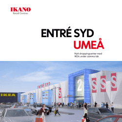 Nytt shoppingcenter med IKEA under samma tak