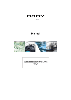 Manual - OSBY Vitvaror