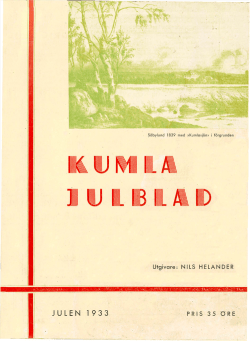 JULEN 1933 - Kumla kommun