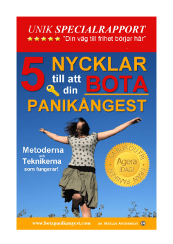 Panic Away - Bota panikångest