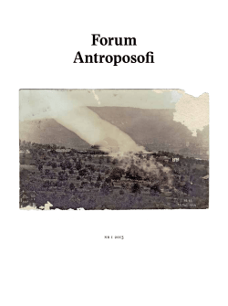 Forum Antroposofi - Antroposofiska sällskapet