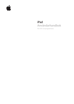 Här finns en Handbok för iPad att ladda ner.