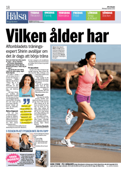 Aftonbladets tränings expert Shirin avslöjar om det