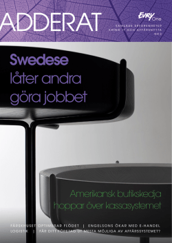 Swedese låter andra göra jobbet - Behöver ditt företag hjälp att