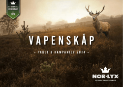 VAPENSKÅP - Nor-Lyx